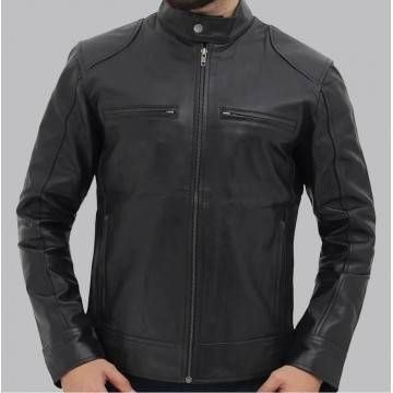 Dodge Black Men’s Leather...