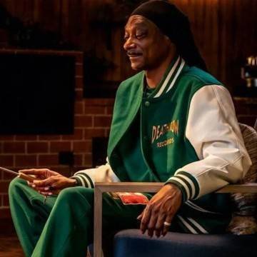 Death Row Records Snoop Dogg Green Varsity Jacket Death Row Records Snoop Dogg Green Varsity Jacket