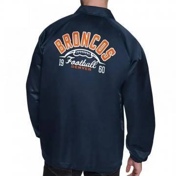 Denver Broncos Retro Logo Coaches Jacket