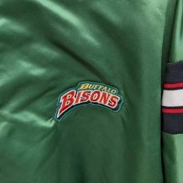 Buffalo Bisons Green Bomber Jacket