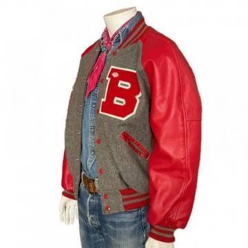 90s Gray Red Letterman Jacket 90s Gray Red Letterman Jacket