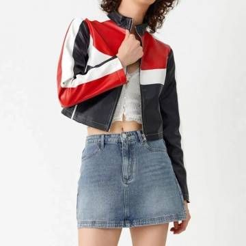 Adéla Jergová Pop Star Academy Leather Jacket