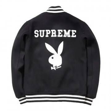 Supreme Playboy Varsity Wool Jacket