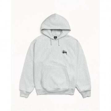 Stussy Classic Streetwear Grey Hoodie