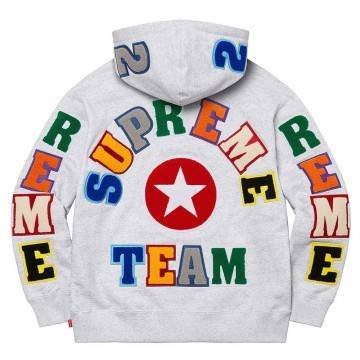 Supreme Team Chenille Hooded Sweatshirt Supreme Team Chenille Hooded Sweatshirt