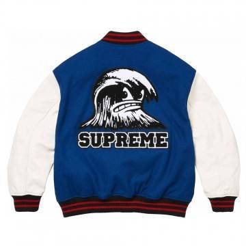 Wave Supreme Blue Bomber Jacket