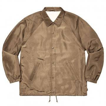 Supreme World Famous Light Brown Coaches Jacket Supreme World Famous Light Brown Coaches Jacket
