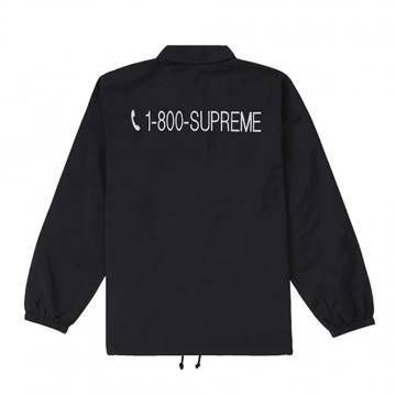 Supreme 1-800 Black Coaches Jacket