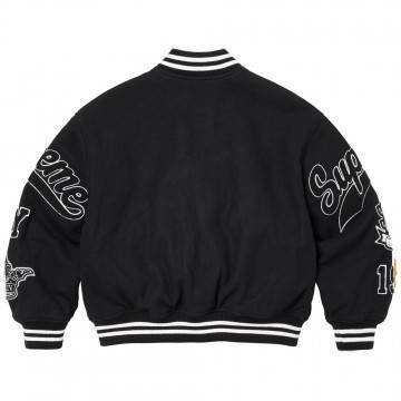 Veritas Black Varsity Jacket