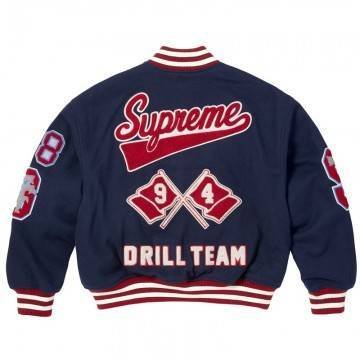 Drill Team Navy Blue Varsity Jacket