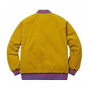 Supreme Old English Corduroy Yellow Bomber Jacket