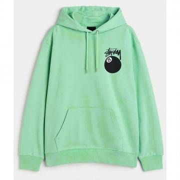 Green Basic Stussy Hoodie