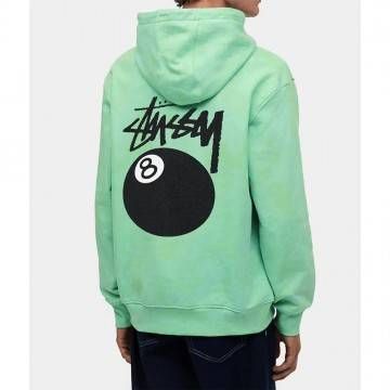 Green Basic Stussy Hoodie