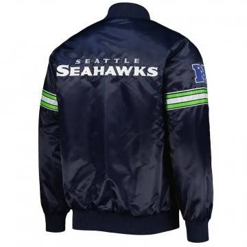 Navy Seattle Seahawks The Pick and Roll Jacket Navy Seattle Seahawks The Pick and Roll Jacket