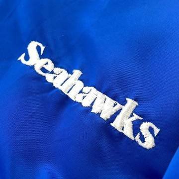 1990s Seattle Seahawks Royal Satin Jacket