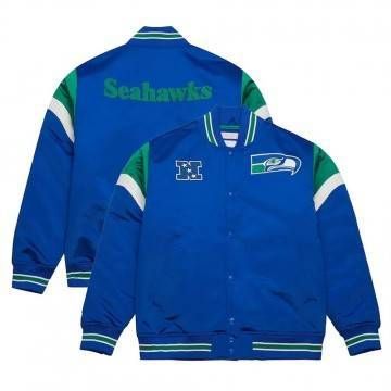 Seattle Seahawks Heavyweight Royal Satin Jacket