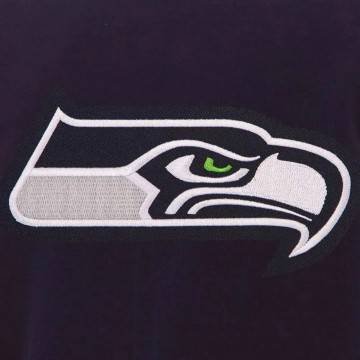 Navy/White Seattle Seahawks Varsity Jacket