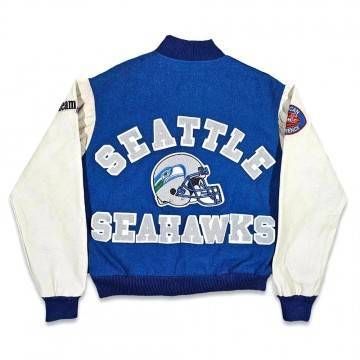 80s Seattle Seahawks Varsity Jacket
