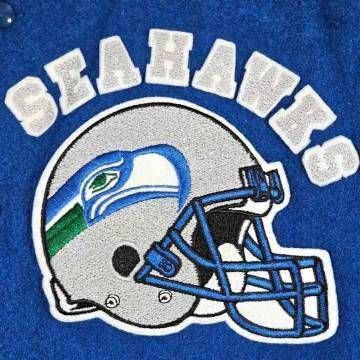 80s Seattle Seahawks Varsity Jacket