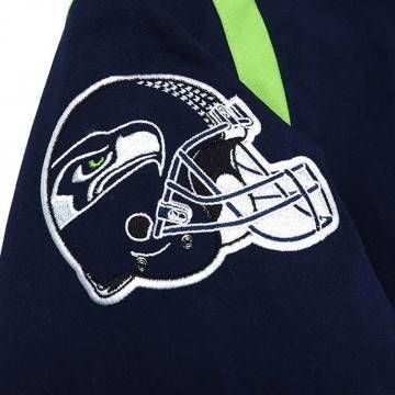 Seattle Seahawks Tailback Navy Varsity Jacket Seattle Seahawks Tailback Navy Varsity Jacket