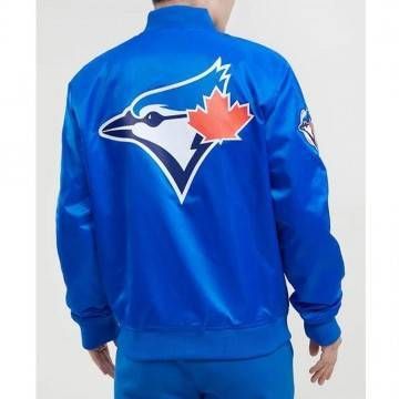 Toronto Blue Jays Big Logo Satin Jacket