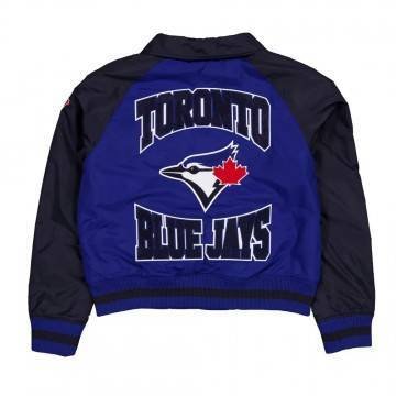 Toronto Blue Jays Blue & Black Throwback Jacket