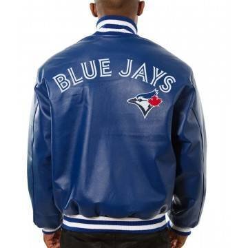Varsity Toronto Blue Jays Royal Blue Leather Jacket Varsity Toronto Blue Jays Royal Blue Leather Jacket