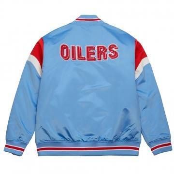 Houston Oilers Heavyweight Satin Jacket