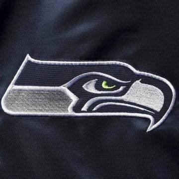 Starter Seattle Seahawk Blue and Neon Green Jacket