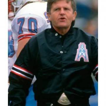 90s Houston Oilers Black Jacket