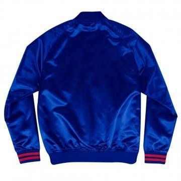 Washington Bullets Blue Lightweight Satin Jacket