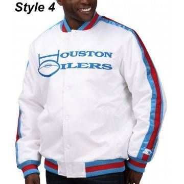 Bomber Houston Oilers White...