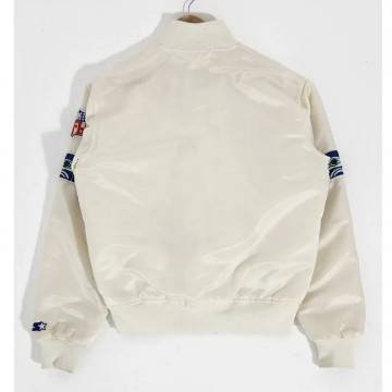 Seattle Seahawks 1990s White Satin Jacket Seattle Seahawks 1990s White Satin Jacket