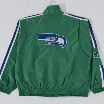 Seattle Seahawks Freestyle Green Lightweight Full-Zip Jacket
