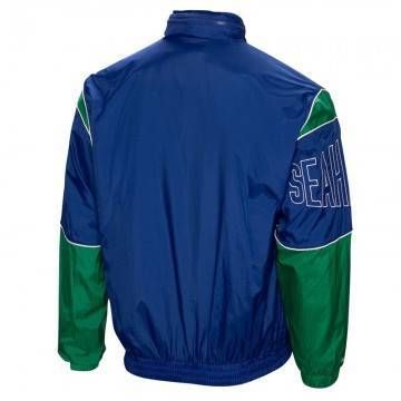 1992 Seattle Seahawks Sideline Royal & Green Jacket