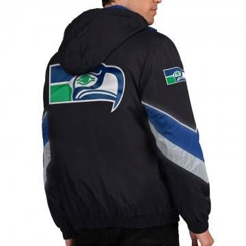 Seattle Seahawks Thursday Night Gridiron Vintage Logo Full-Zip Hoodie Seattle Seahawks Thursday Night Gridiron Vintage Logo Full-Zip Hoodie
