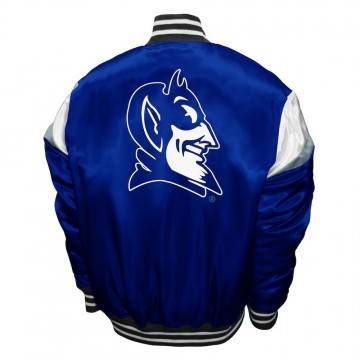 Duke Blue Devils Power Royal Satin Jacket Duke Blue Devils Power Royal Satin Jacket