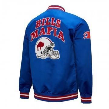 Buffalo Bills Double Down Royal Satin Jacket