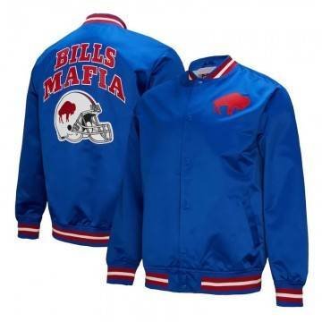 Buffalo Bills Double Down Royal Satin Jacket
