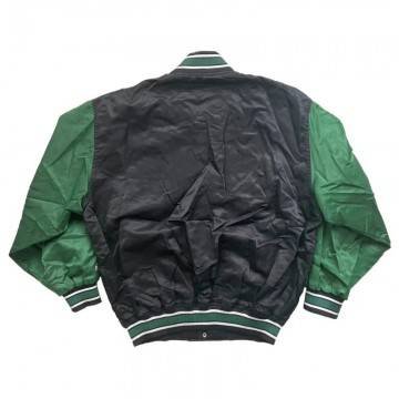 Buffalo Bisons Bomber Black & Green Satin Jacket