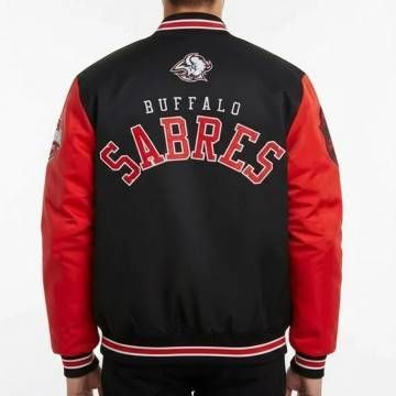 Buffalo Sabres Prime Time Heavyweight Satin Jacket