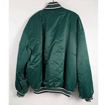 Buffalo Bisons Rare Bomber Green Satin Jacket Buffalo Bisons Rare Bomber Green Satin Jacket