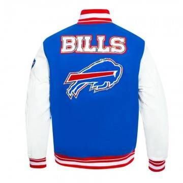 Buffalo Bills Prep Varsity Wool/Leather Jacket Buffalo Bills Prep Varsity Wool/Leather Jacket