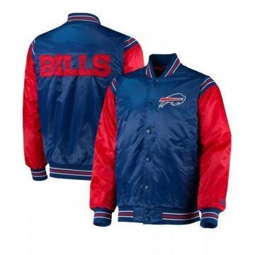 Varsity Buffalo Bills Blue and Red Starter Jacket