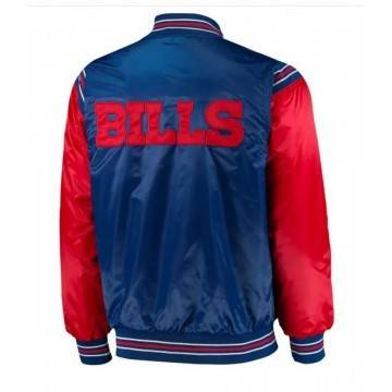 Varsity Buffalo Bills Blue and Red Starter Jacket