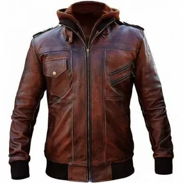 Men's Jacket Cafe Racer...
