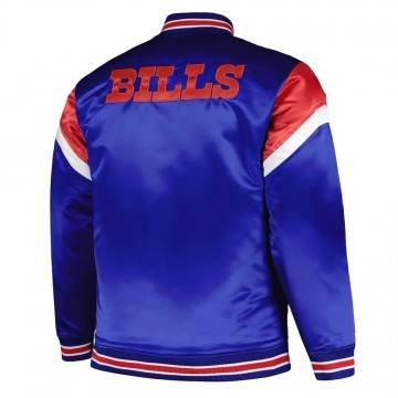 Buffalo Bills Midweight Royal Satin Jacket Buffalo Bills Midweight Royal Satin Jacket