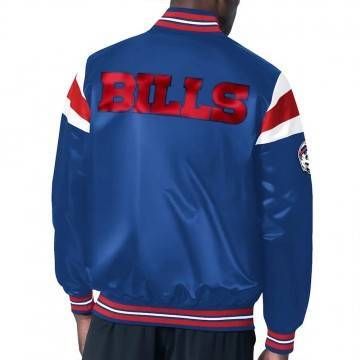 Buffalo Bills Royal Helmet Satin Jacket Buffalo Bills Royal Helmet Satin Jacket