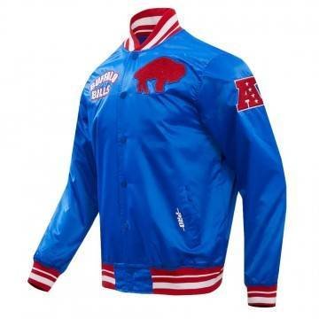 Buffalo Bills Blue Retro Classic Rib Jacket Buffalo Bills Blue Retro Classic Rib Jacket