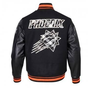 Phoenix Suns Prep Varsity Wool & Leather Jacket
